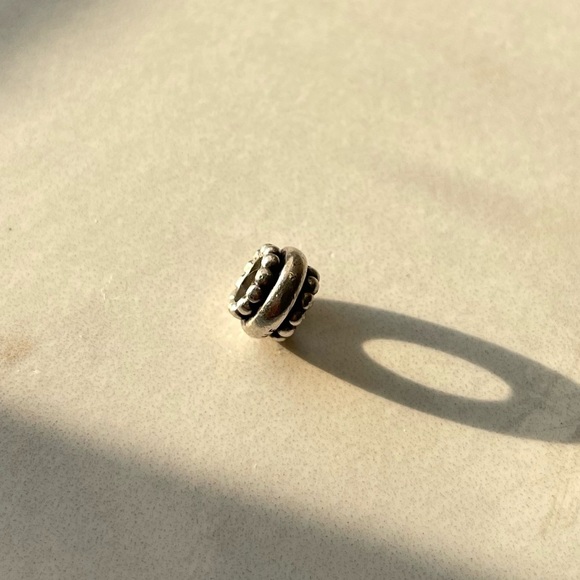 Pandora Beaded and Smooth Spacer Charm - Picture 4 of 4